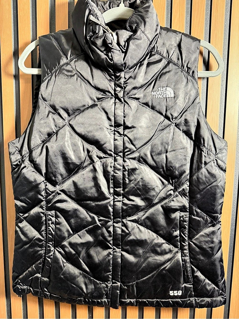 The North Face 550 Down Vest Black Puffer Vest size M